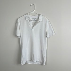 Zara White Perfect Polo Shirt